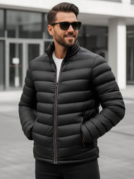 Pánská Bunda Černá OZONEE JS/SM71Z