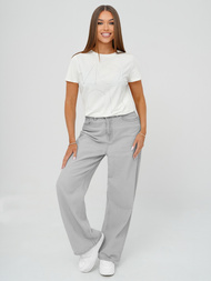 Dámské Tričko Bílé OZONEE JS/YJ77841