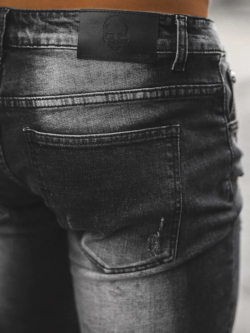 Pánské Džíny Černé OZONEE NB/MP0126N