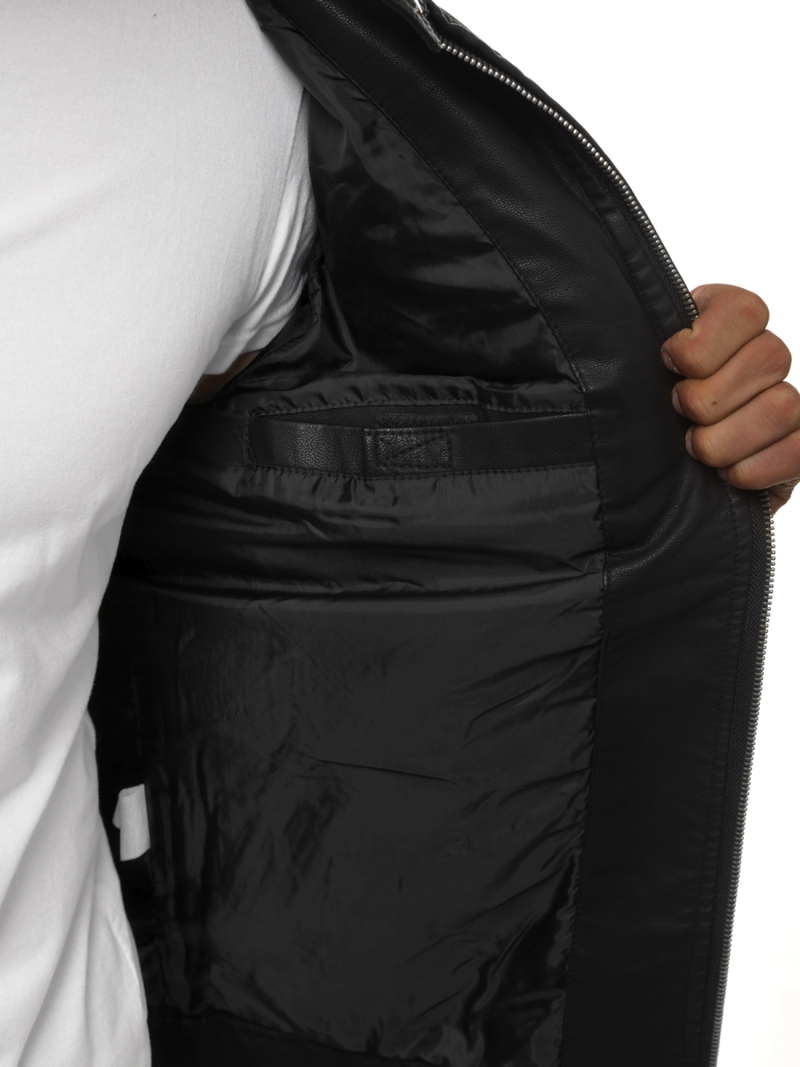 Pánská Bunda Černá OZONEE JB/JP1125