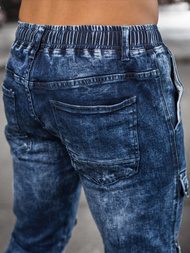 Pánské Džíny Jogger Modré OZONEE DR/TF070