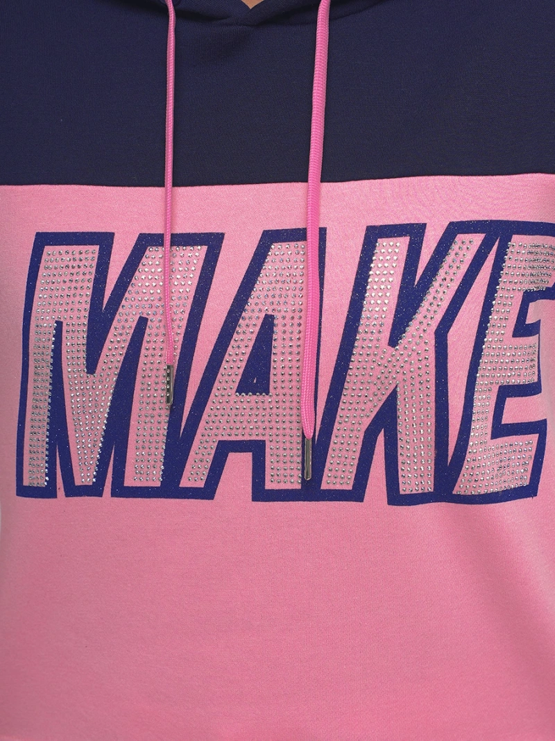 Dámská Mikina Růžové OZONEE JS/B26024