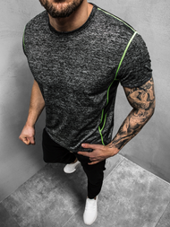 Pánské Tričko Grafitové OZONEE JS/KS2104Z