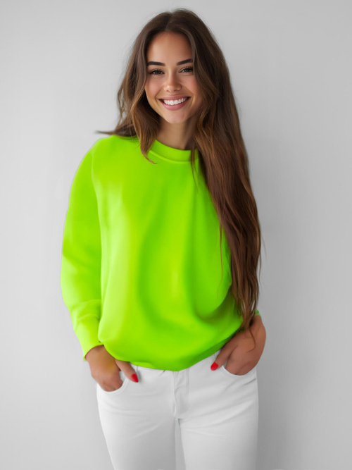 Dámská Mikina Zelená neon OZONEE JS/W01Z