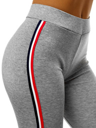 Dámské legíny Šedé OZONEE JS/1037/B3