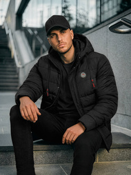 Pánská Bunda Černá OZONEE JS/31M5081/392Z