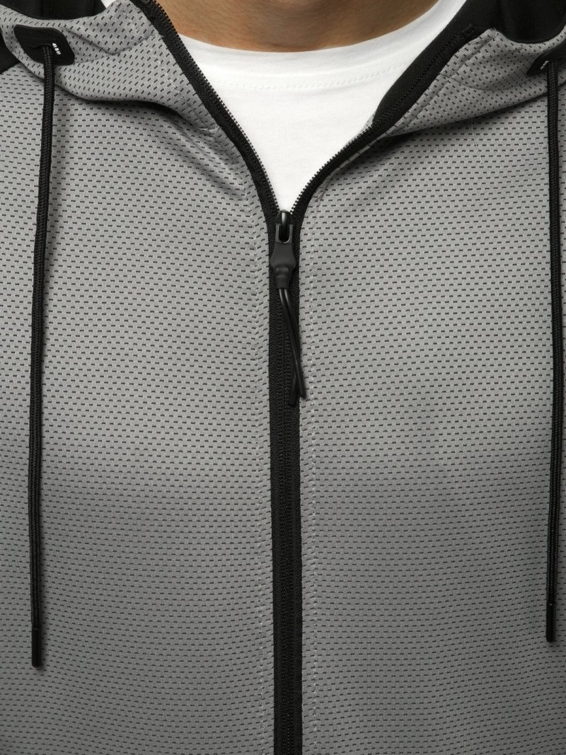 Pánská Mikina Šedá OZONEE JS/88006