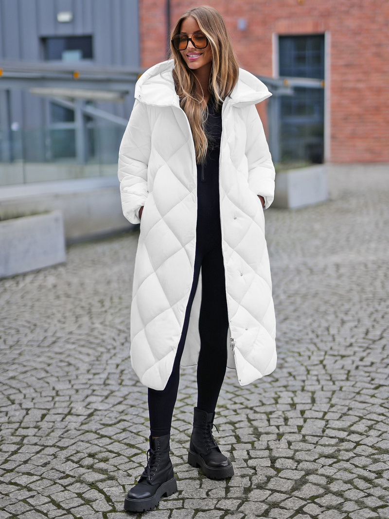 Dámská Bunda Bílá OZONEE JS/5M3173/281Z