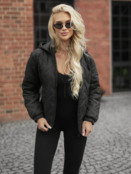 Dámská Bunda Černá OZONEE JS/16M9315/392AZ