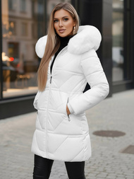Dámská Bunda Bílá OZONEE JS/16M9099/281Z