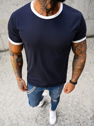 Pánské Tričko Námořnický Modré OZONEE JS/8T83/25