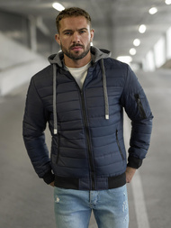 Pánská Bunda Námořnická Modřá OZONEE JS/8M985/215Z