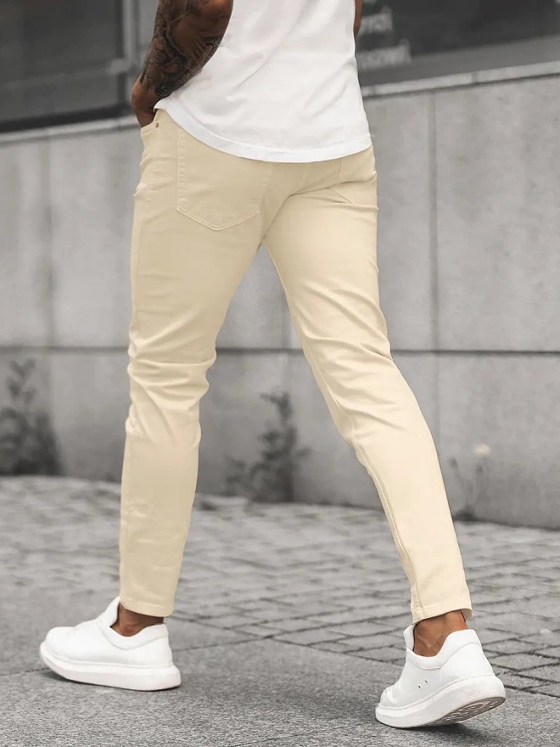 Pánské Džíny Jasně-Béžové OZONEE E/5388/04