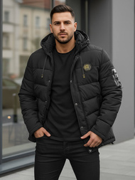 Pánská Bunda Černá OZONEE JS/57M7503/392Z