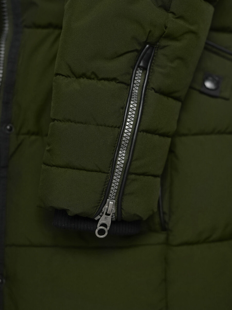 Dámská Bunda Khaki OZONEE O/W377Z