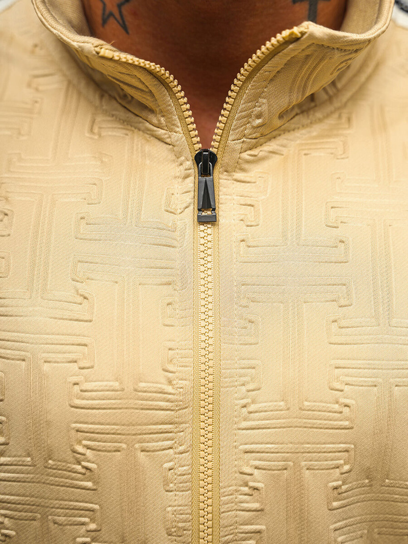 Pánská Tepláková Souprava Béžový OZONEE O/3C101/2