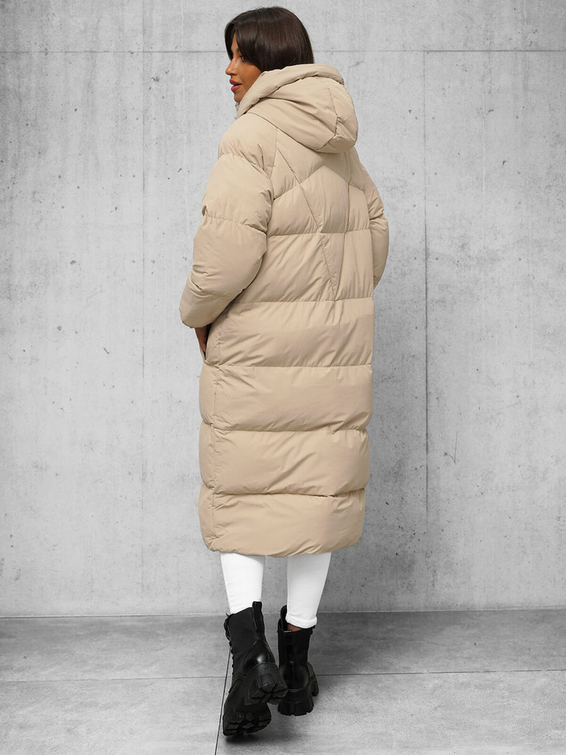 Dámská Bunda Béžová OZONEE JS/5M3163/62Z