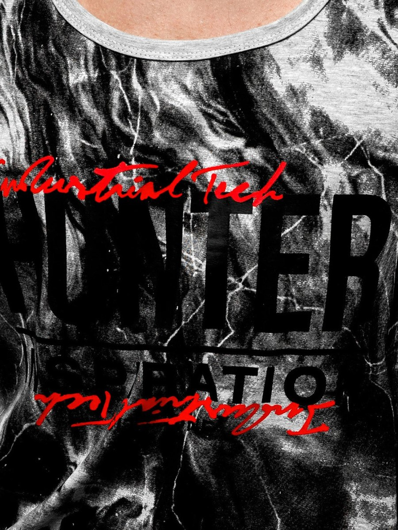 Pánské Tílko Šedé OZONEE JS/SS11033