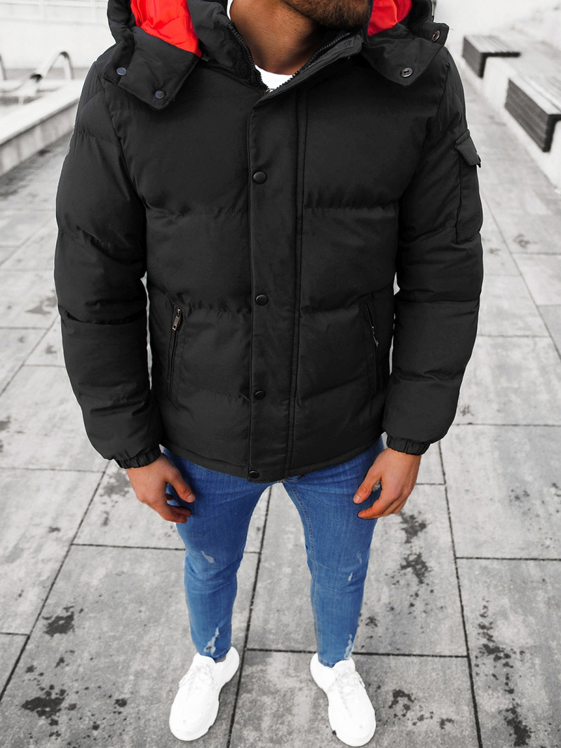 Pánská zimní bunda Černá OZONEE JB/JP1163/6Z