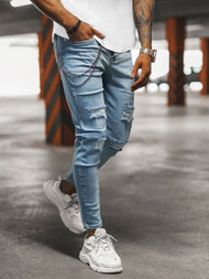 Pánské Džíny Světle-Modré OZONEE DP/202