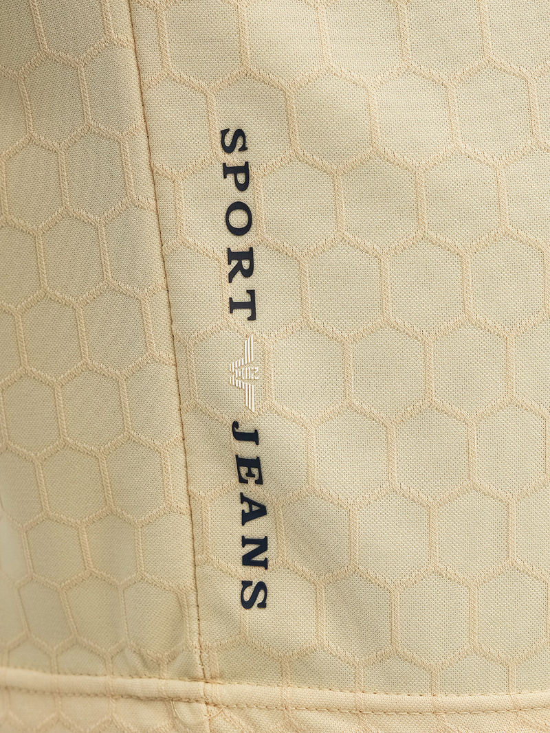 Pánské Polo Tričko Béžová OZONEE O/QQ922