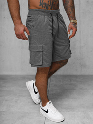 Pánské Kraťasy Grafitové OZONEE JS/8K1505/5