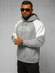 Mikina Šedé OZONEE O/SWE23027Z