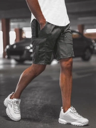 Pánské Kraťasy Grafitové OZONEE O/WW20016/3