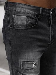 Pánské Džíny Černé OZONEE NB/MP0142N