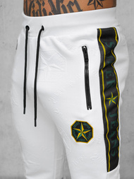 Pánská Tepláková Souprava Bílé OZONEE O/FF3562AB