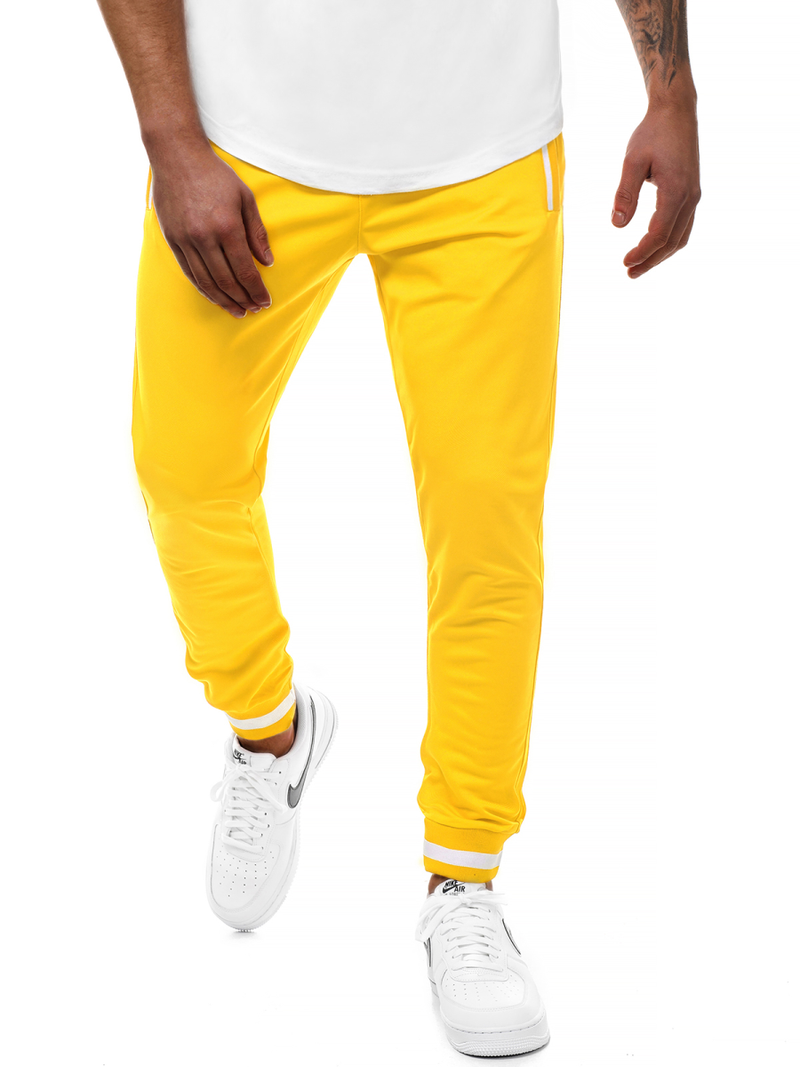 Pánské tepláky Žluté OZONEE A/2134