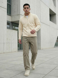 Pánská Mikina Ecru OZONEE JS/HH016/1