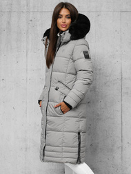 Dámská Bunda Šedé OZONEE O/W377