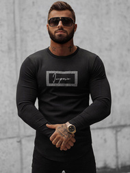 Pánská Mikina Černá OZONEE O/D7192