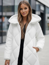 Dámská Bunda Bílá OZONEE JS/5M3173/281Z