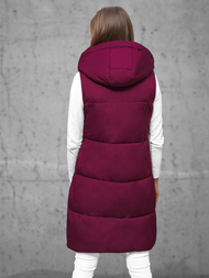 Dámská Vesta Vínová OZONEE JS/16M9093/06Z