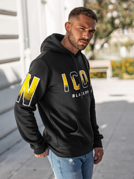 Pánská Mikina Černá OZONEE JS/8B1739/3