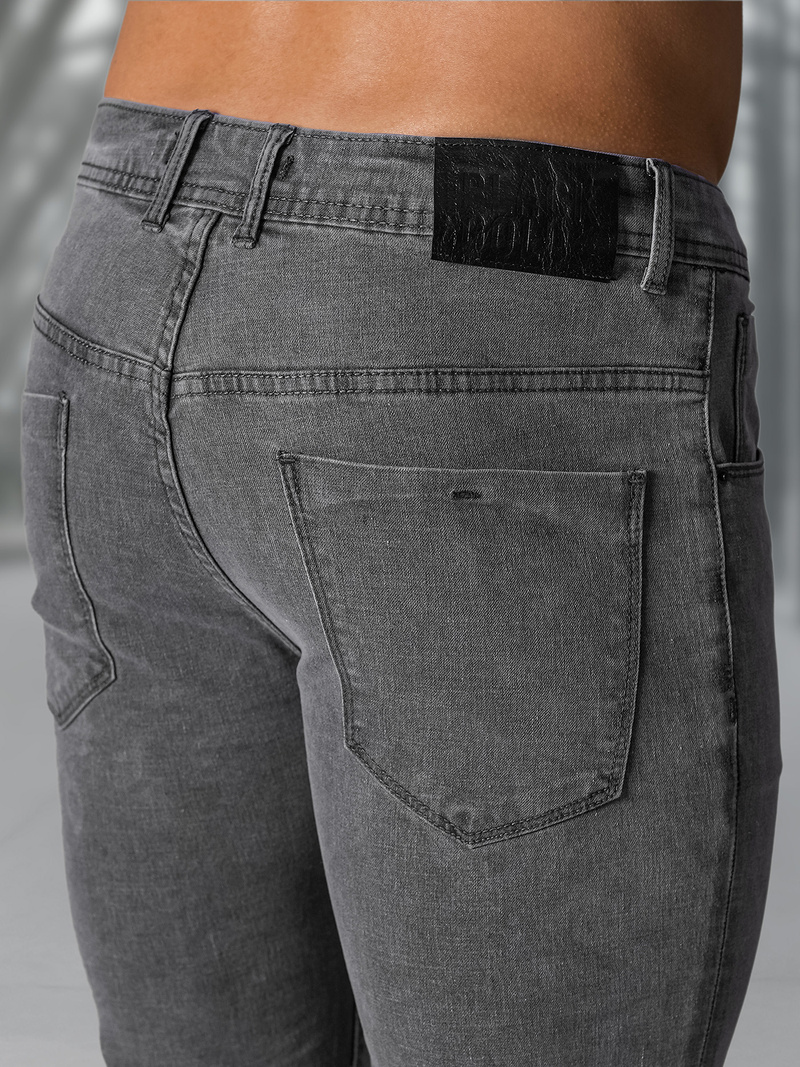 Pánské Džíny Grafitové OZONEE NB/MP0192GSZ