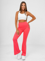 Dámské legíny se širokými nohavicemi malina OZONEE JS/KTK006-J