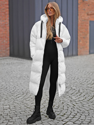 Dámská Bunda Bílá OZONEE JS/5M3163/281Z