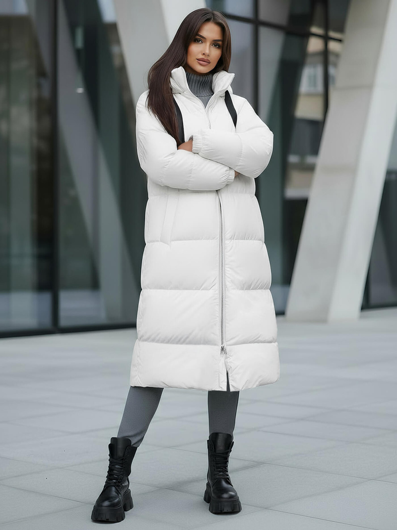 Dámská Bunda Bílá OZONEE JS/5M3163/281Z