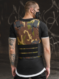 Pánská Vesta Maskáčová OZONEE PE/4003