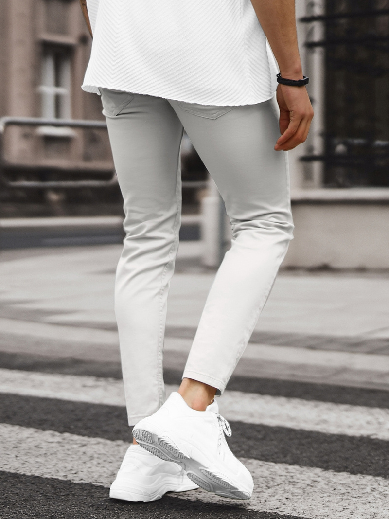 Pánské Džíny Šedé OZONEE E/5194/01