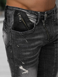 Pánské Džíny Černé OZONEE NB/MP0045NZ