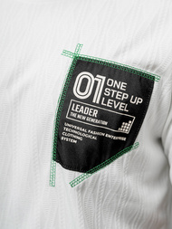 Pánské Tričko Bílé OZONEE O/3C333