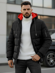 Pánská Bunda Černá OZONEE JS/31M5003Z