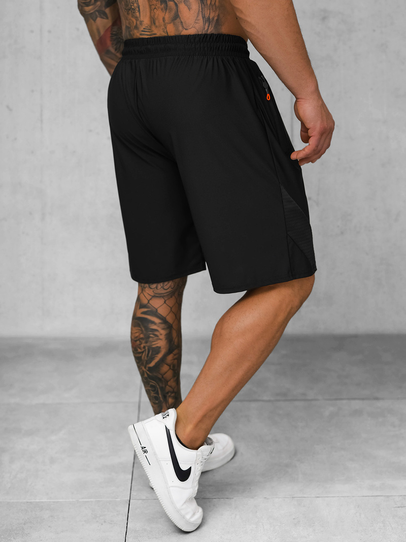 Pánské sportovní šortky černé OZONEE JS/12K1800/3