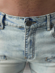 Pánské Džíny Světle-Modré OZONEE O/EM8889