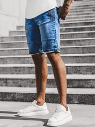 Pánské džínové kraťasy Modré OZONEE RF/HY348