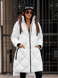 Dámská Bunda Bílá OZONEE JS/5M3168/281Z